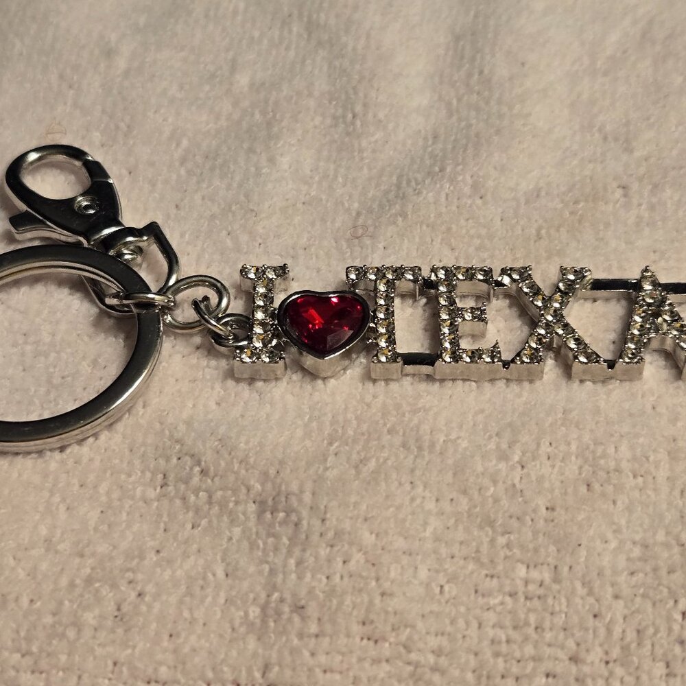 I love Texas Keychain